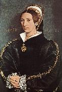 HOLBEIN, Hans the Younger Portrait of Catherine Howard s oil on canvas